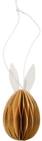 Ib Laursen Závesná veľkonočná dekorácia Bunny Brown 7 cm