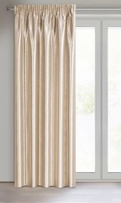 ZATEMŇOVACÍ ZÁVES NA PÁSKE EBRU 135X270 CM BÉŽOVÁ