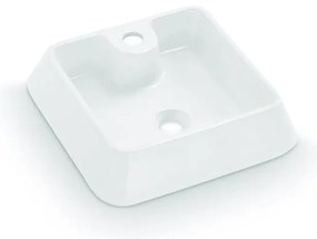 Bathco 4003 - Umývadlo na dosku GALICIA 40x40 cm porcelán/biela
