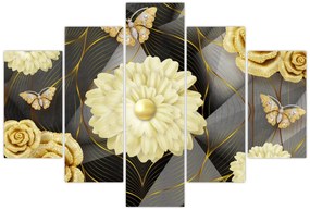 Obraz - Dekor II. (150x105 cm)