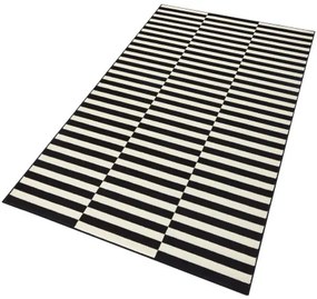 Koberec Hanse Home Gloria Panel čierny / krémový
