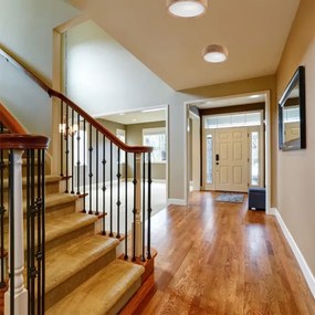 Stropné svietidlo OAK 1xE27/60W/230V dub, pr. 27,5 cm