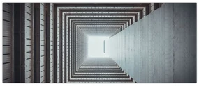 Obraz - Pohľad zvnútra budovy (120x50 cm)