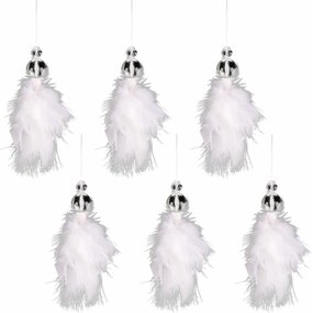 Závesný anjelik z peria, 17 cm