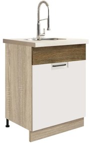 Skrinka do kuchyne Favorit 11d Sonoma/White+Ribbeck