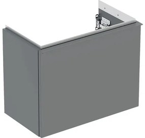 Kúpeľňová skrinka pod umývadlo GEBERIT iCon antracitová lávová 52 x 41,5 x 30,7 cm 502,302