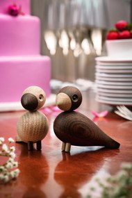 Kay Bojesen Denmark Drevené vtáčiky Lovebirds Oak Wood - set 2 ks