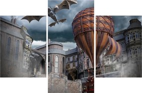Obraz - Surrealistická krajina (90x60 cm)