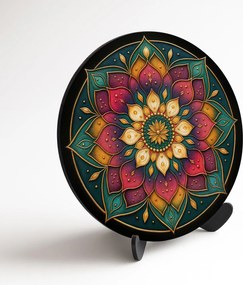 DUBLEZ | Drevená mandala na stenu - Vnútorná cesta