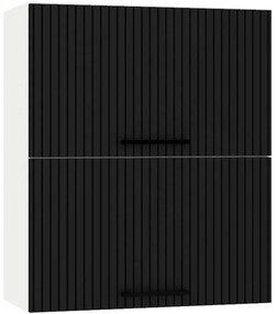 Skrinka do kuchyne Kate w60grf/2 čierny hrášok