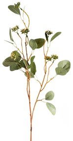 Dekoračný kvet 70 cm, s listami 40 cm, list 5 zelená