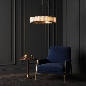 Toolight Toolight, LED stropné svietidlo 50cm, 27W, diaľkové ovládanie, APP1801-CP, zlatá matná-imitácia kameňa, OSW-05979