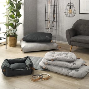 Tmavosivý matrac pre psa 80x100 cm – Love Story