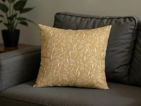 Mikroflanelová obliečka na vankúš KOSTAR 40x50 cm, žltá