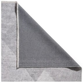 Svetlosivý prateľný koberec s prímesou bavlny 122x170 cm Whisper – Think Rugs