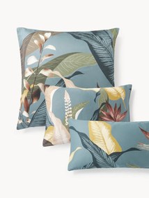 Obliečka na vankúš z bavlneného saténu Flora