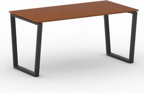 Kancelársky stôl PRIMO IMPRESS, 160x80 cm, čierna podnož, čerešňa