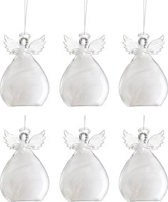 4ks šedá zlatá vianočná sklenená ozdoba Cleo - Ø 10 cm