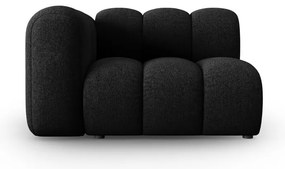 Čiernoantracitový modul pohovky (ľavý roh) Lupine – Micadoni Home