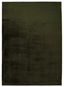Dekorstudio Kožušinový koberec TOPIA - tmavo zelený Rozmer koberca: 120x170cm