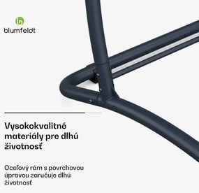 Blumfeldt SwayStation Arch rám hojdacej siete, odolný proti korózii, odolný proti poveternostným vplyvom, vnútorný/ vonkajší priestor, do 100 Kg