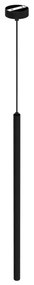 Luster na lanku YORU 1xG9/8W/230V 70 cm čierna
