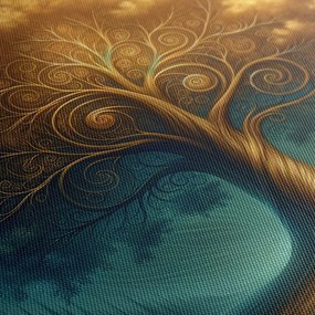 Obraz magický strom života v noci