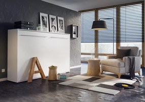 Sklápacia posteľ KOMFORT PRO CP-05, biela