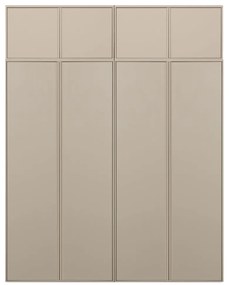 Krémová modulárna skriňa z borovicového dreva 200x250 cm Daily – vtwonen