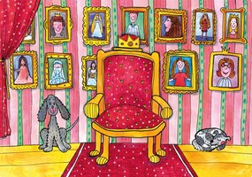 MARIONETINO Bábky a kulisy k rozprávke Šípková Ruženka