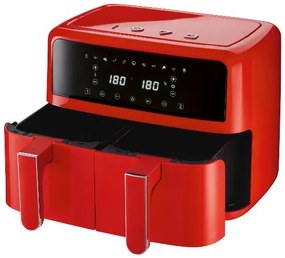 Silvercrest®  Teplovzdušná fritéza Retro 1973 Shlfd 2600 B1, červená (červená 1973)  (100393130)