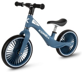 Kidwell NIX Balančný bicykel ľahký nylonový rám PU kolesá turbínové ráfiky – tmavomodrý