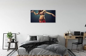 Obraz canvas žena tancuje 125x50 cm