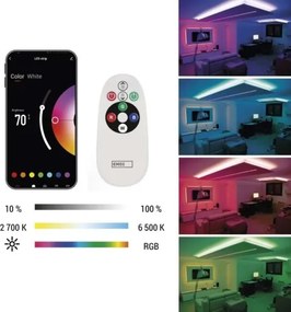 LED RGB+CCT Pásik GOSMART LED/11W/230V 2 m 2700-6500K IP44 Wi-Fi