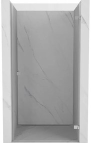 Mexen, Mexen Lunar-B výklopné pravé sprchové dvere 85 cm, priehľadné, chróm - 832-085-000-01-00-P