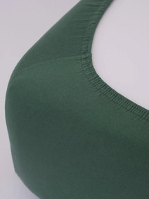 Jersey plachta Classic 140 x 200 cm - tmavo zelená