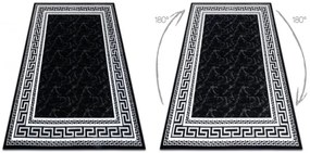 Koberec GLOSS 2813 87 styl, greek - čierny, sivý
