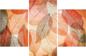 Obraz maľovaného jesenného lístia (90x60 cm)
