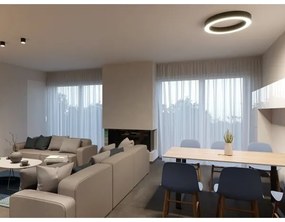 LED2 - LED Stmievateľné stropné svietidlo SATURN LED/50W/230V 3000K/4000K čierna