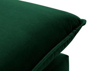 Denná posteľ agate pravá zamat zelená MUZZA