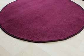 Vopi koberce Kusový koberec Eton fialový 48 kruh - 67x67 (priemer) kruh cm