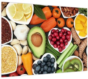 Obraz - Zdravé potraviny (70x50 cm)