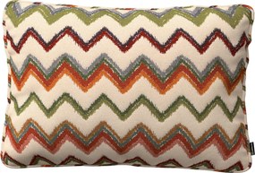 Gabika so šnúrkou, obliečka 60x40cm farba produktu viacfarebná látka zapletaná, vzorované
