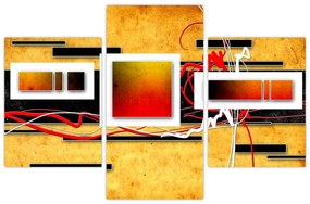 Obraz - Abstrakcia (90x60 cm)