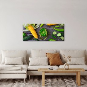 Obraz so zeleninou (120x50 cm)