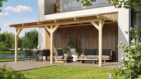 WEKA Drevená záhradná pergola 672 (5,4x3,7m)