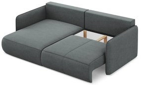 Sivá rozkladacia/s úložným priestorom rohová pohovka (ľavý roh) Nanea – Makamii
