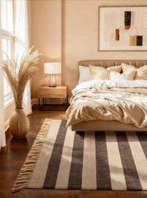 Koberec Hanse Home Handloom 1.0 PLAYA prírodný / biely / čierny