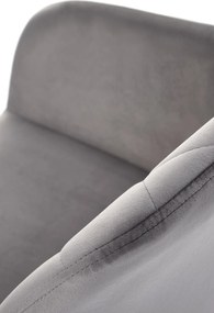 Jedálenská otočná stolička BELEN - šedá