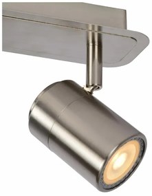 Lucide 26957/15/12 - LED Bodové svietidlo LENNERT 3xGU10/5W/230V matný chróm